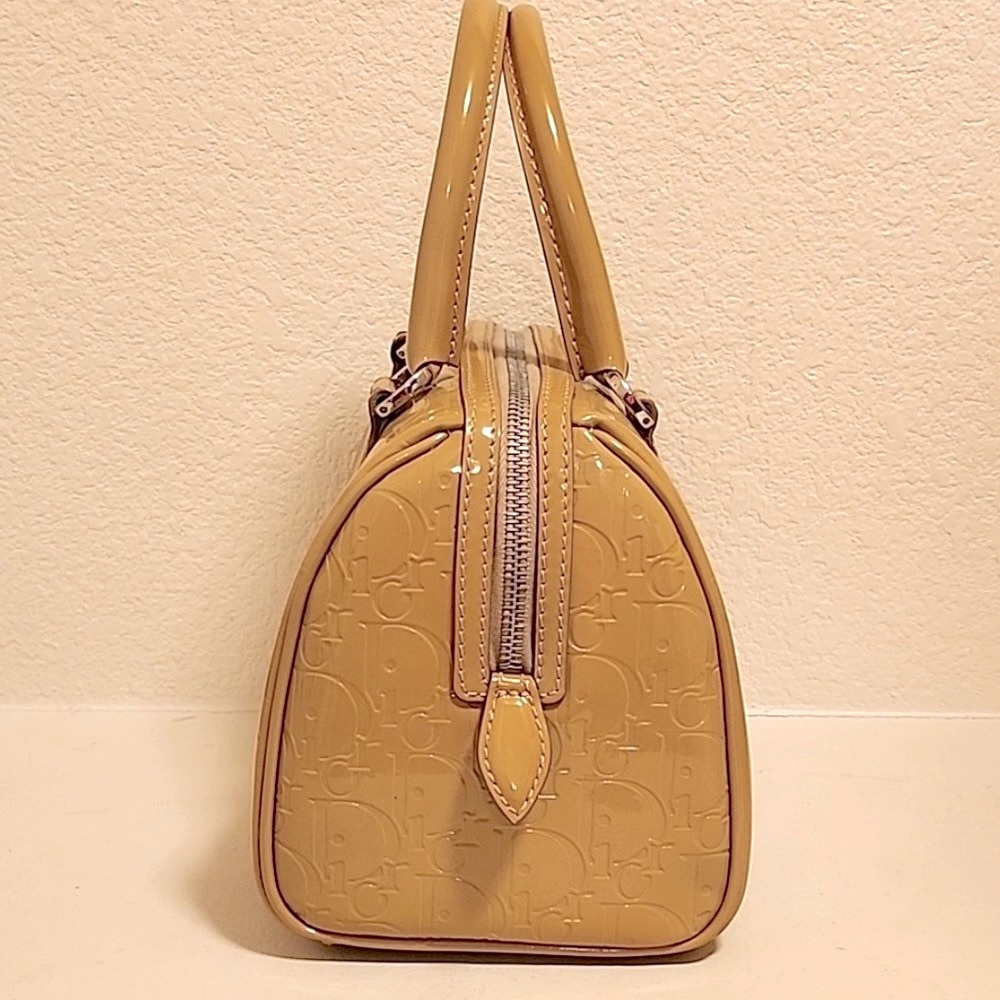Christian Dior Patent Leather Trotter Boston Bag - Picture 4 of 10